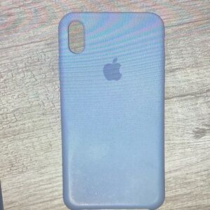 Apple Light Blue Silicone iPhone Case